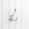 Elements 4" Polished Chrome Large Concealed Triple Prong Wall Mounted Hook YT40C-400PC - alternate 1